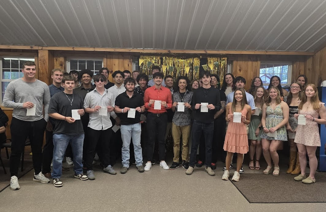 JCC's two year student athletes at the 2026 Hawkie Athletic Banquet