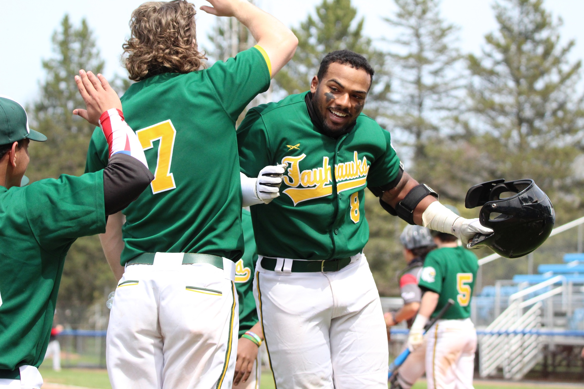 Gonzalez Goes Deep as the Jayhawks Split with ECC