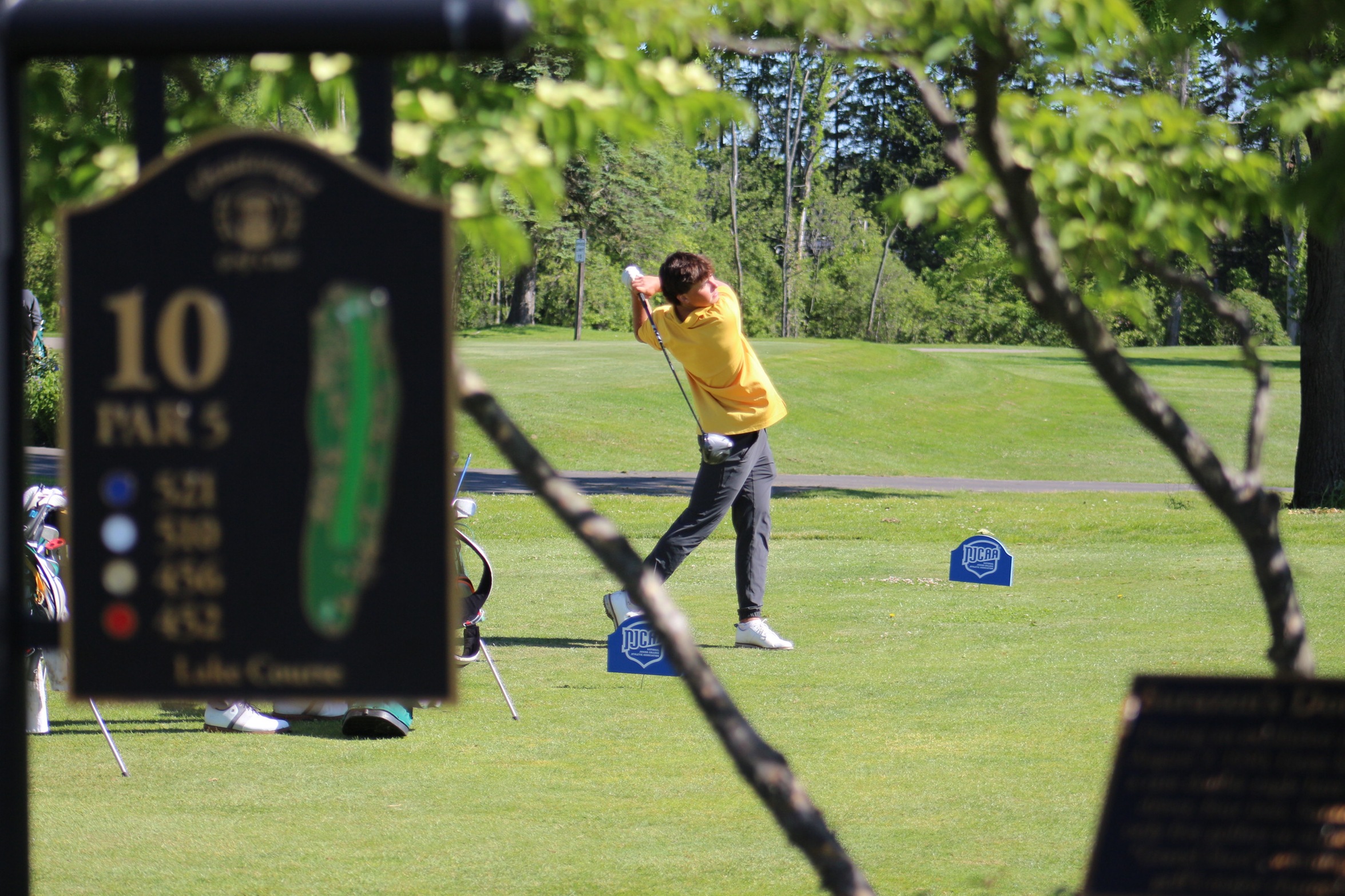 Kyler Wojtowicz on #10 at Chautauqua Golf Club