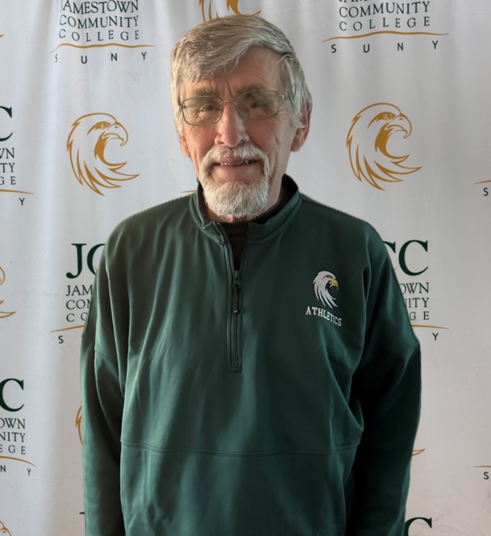 Photo of Coach Ring in a JCC jacket.