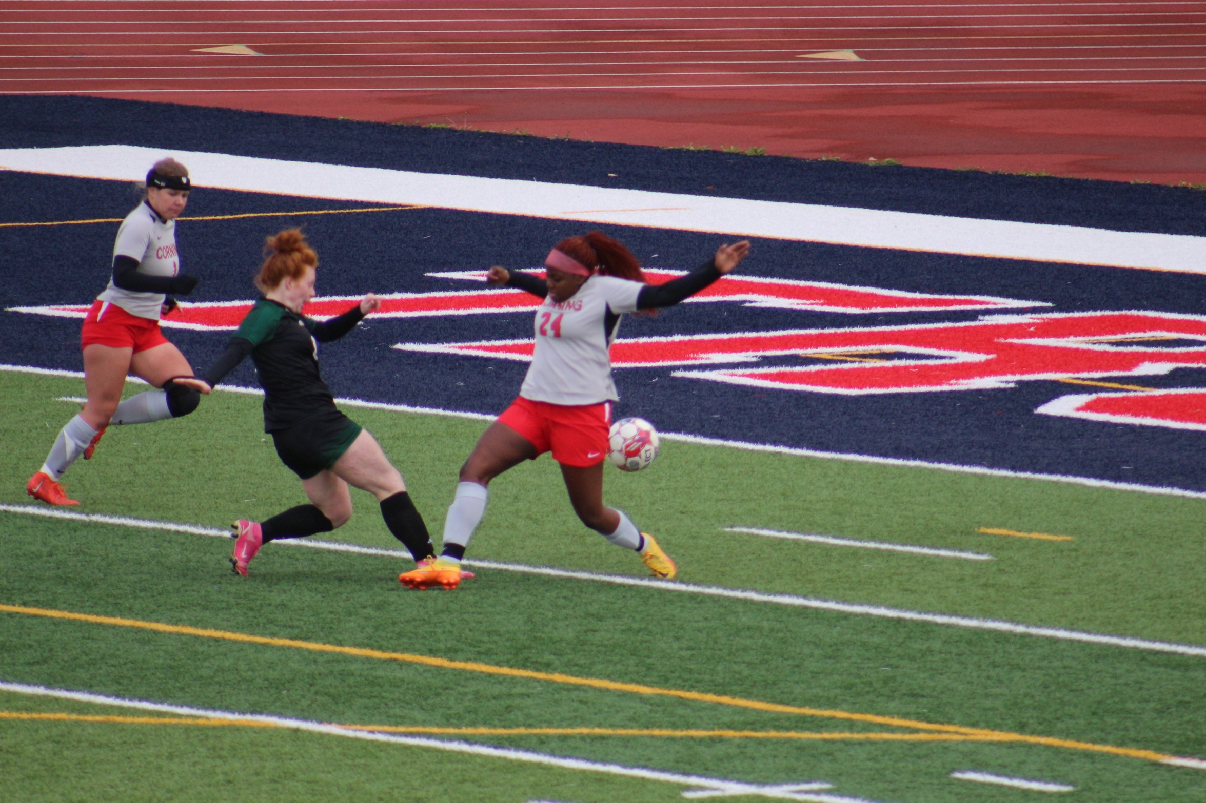 Jayhawks Overcome 2-0 Deficit to Force Tie with Corning